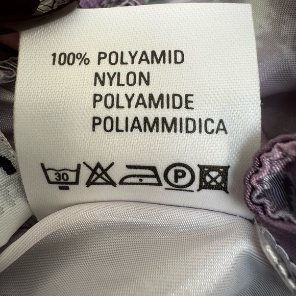 Reebok Athletic Shorts in Purple & Green Pattern, Size M - Picture 3 of 6